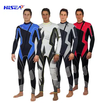3 мм Неопреновый мъжки водолазный костюм, едно парче водолазный костюм за цялото тяло, бански костюми, Водни спортове, екипировка за гмуркане, гмуркане с шнорхел