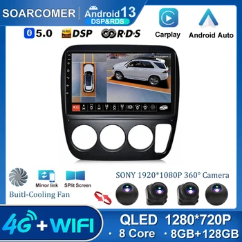 4G Lte Android 13 Авто Радио Мултимедиен Плеър За Honda CRV CR-V 3 1997-2001 GPS Навигация Авторадио WIFI BT Безжичен Carplay