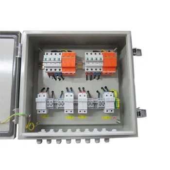 CNCSGK Customization PV String Combiner Box 2/4/6/8 входа и на изхода 2 4 6 8 10 12 реда DC Array solar combiner box