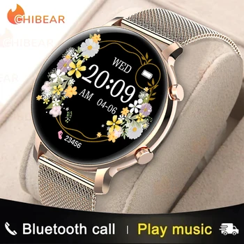 ChiBear 2023 Новите Смарт Часовници С Bluetooth-Разговори, Женски Смарт часовници ECG + ТОЧКИ, Модерни водоустойчиви Дамски Часовници, Водоустойчиви Гривни За Момичета