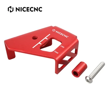NICECNC Защита на Заден Спирачен Бачка За Мотокрос HONDA XR650L XR 650 L 1993-2022 2020 2021 5052 Алуминиеви Заготовки Червен Цвят