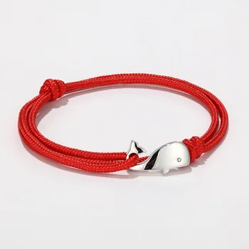 VENTFILLE Червен цвят, многопластов верига от китова въже за жени, любители на подаръци за момичетата, класически бижута с покритие, директна доставка