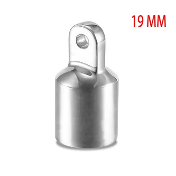 Горна капачка Bimini 316 от неръждаема стомана, подходящ за кръгла тръба с диаметър 3/4 инча (19 мм) с шестигранным ключът L-образна форма