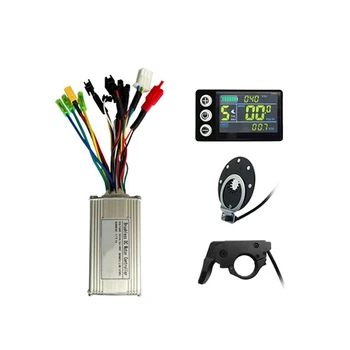 Електрически скутер, литиева батерия, изменено цветен LCD екран-S866, инструмент, контролер 17A, усилвател на мощност, дроссельная клапата, за подмяна на комплекта