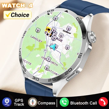 За Android и IOS Watch 4 Смарт часовници Мъжки GPS Спортен Песен Фитнес тракер, IP68 водоустойчив ЕКГ + ТОЧКИ Bluetooth Предизвикателство Smartwatch Женски