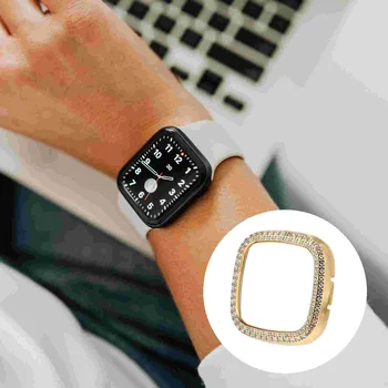 Калъф за часовници с кристали, блестяща броня за корпуса часа, съвместим с Fitbit versa3/ sense