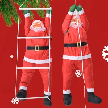 Коледна подвесная стълби, въжета за катерене по Санта Клаусу, подвешенная до кукольной Коледно коледната елха