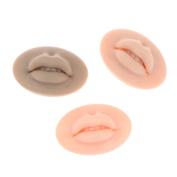 Премиальная Мека Силиконова Кожа За Практикуване на 3D-Устни За Перманентных Гримьори Human Lip Blush Microblading PMU Training Accessories