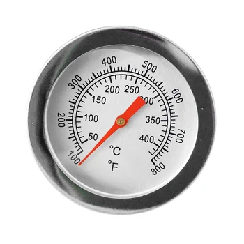 Термометър за фурна с миг за отчитане на кухня, домашно приготвени сладкиши, домашно готвене, датчик за температура 50-400 ℃, Термометър за печене за пушене на месо на барбекю