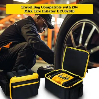 Чанта За Съхранение На Въздушна Помпа Dewallt Dcc020ib Преносима Чанта За Съхранение На Въздушен Компресор Твърд Пътна Чанта За Носене На Въздушен Компресор Мини Кола